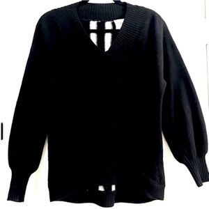 CHARLI Cashmere Black V-Neck Sweater Women’s Size XS